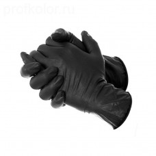 A1 K7101 NITRIL GLOVES Нитриловые перчатки, черные, размер M, упаковка 100 шт.
