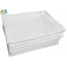 E7104 Вафельное полотенце, отбеленное 70 х 40 см. уп. 20 шт. плотность 150 гр/м2 